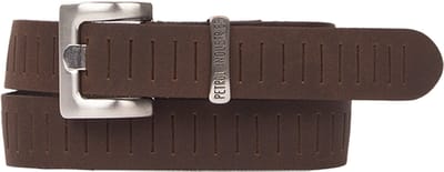 Petrol Industries Riem Jongens - Broekriem - Verstelbaar - Leer - Bruin - 65 cm