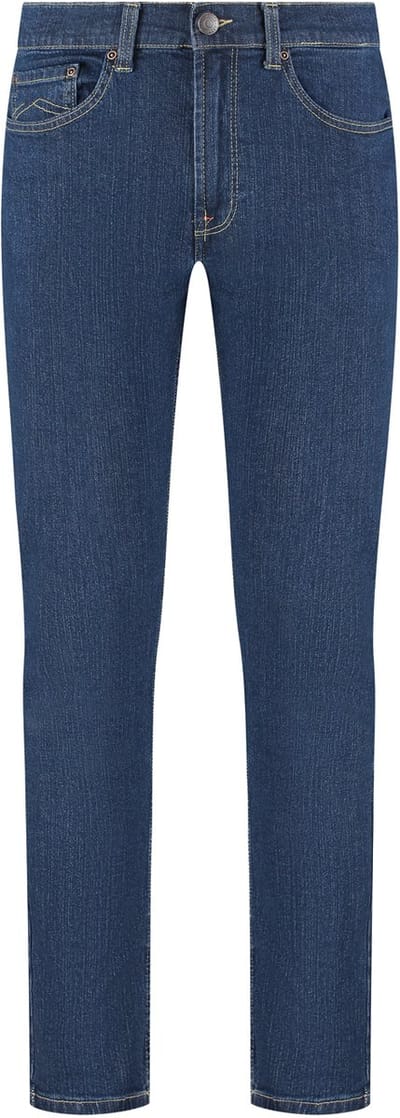 MASKOVICK - Heren Jeans - Slim Fit - Milano – Stretch - Denim Broek – Darkstone – W28 L32