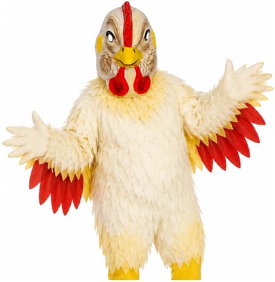 Kip/kippen dieren verkleed masker - voor volwassenen - plastic