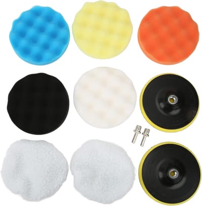 Boor polijstset - Buffer opzetstuk - Voertuig detailen - Veelzijdige compatibiliteit - 5-6 inch - Multicolor