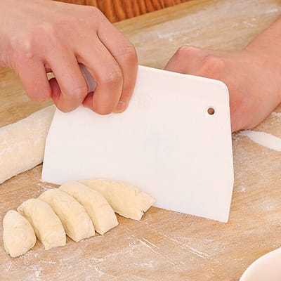 Deegsteker - Deegschraper - Keukentool - Keukengadget - 4stuks - Wit - Koken - Schraper - Keukenaccessoire