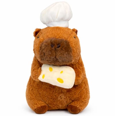 Topknuffels® - Capibara Koksmuts Pluche Knuffel 25 cm - Capybara Knuffels Dierenknuffel - Kapibara Kapybara - Speelgoed Kawaii Kussen - TikTok Plush Toy