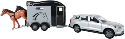 Kids Globe Volvo EX90 met Cheval Liberté Paardentrailer
