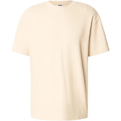 Urban Classics - Loose Fit Structured Heren Tshirt - S - Beige