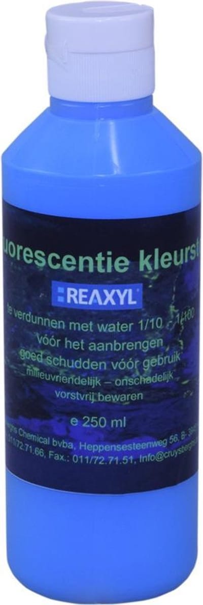 Reaxyl Fluorescentie kleurstof voor lekdetectie 250 ml, blauw