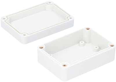 Universele Elektrische Doos 158 x 90 x 60 mm, Waterdicht IP65, Geschikt voor Binnen- en Buitentoepassingen met Toebehoren en ABS Kunststof Behuizing