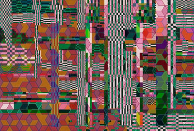 Fotobehang mirage2 DD122256 Livingwalls Walls by Patel 3 Kleurrijk Roze Vlies 270 x 400 cm (4 delen) Fotobehang online webshop