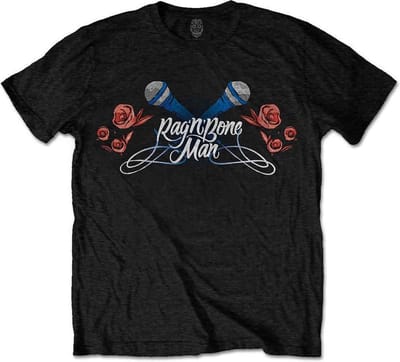 Rag'N'Bone Man - Mics & Roses Heren T-shirt - S - Zwart