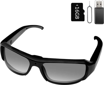 Bolture Spycam - Spy Camera Zonnebril - Verborgen Camera - Mini Camera - Spy Cam - Camera Opname - HD 1080P - 32GB