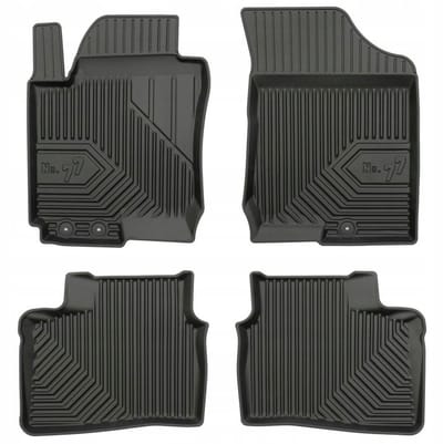 **FROGUM No.77 - Automatten - HYUNDAI i30 I Hatchback automat - Perfecte pasvorm - Verhoogde rand 4 cm - Geurloos TPE