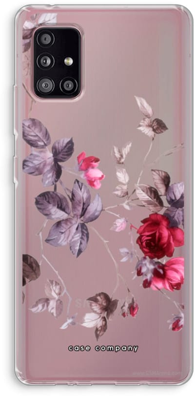 Case Company® - Hoesje geschikt voor Samsung Galaxy A51 5G hoesje - Mooie bloemen - Soft Cover Telefoonhoesje - Bescherming aan alle Kanten en Schermrand