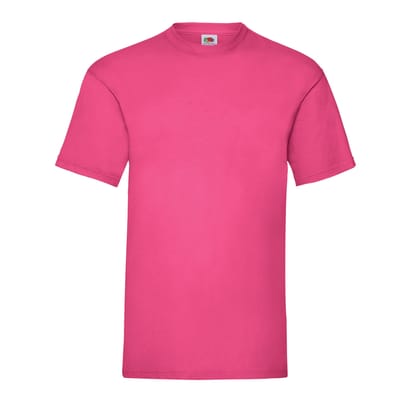 Fruit of the Loom Unisex Adult Waardevol T-Shirt (Fuchsia)