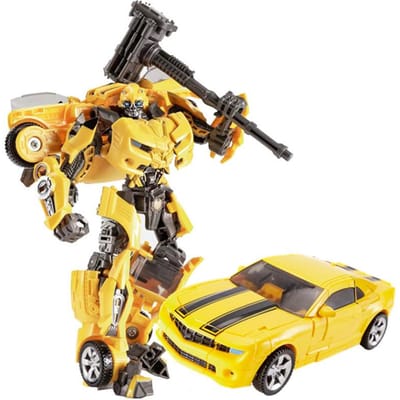 BAIWEI 20,5CM Nieuw Transformatie Speelgoed SS54 TW-1023 Anime Actiefiguur Robot Auto Vliegtuig Film Model Kinderen Cadeau TW-1032 yellow