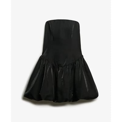 Mini bandeau jurk met pofrok voor dames Superdry