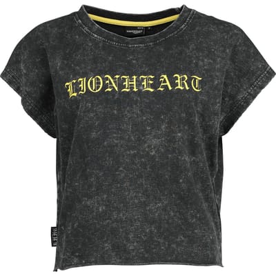 Lionheart T-shirt - EMP Signature Collection - S - voor Vrouwen - grijs
