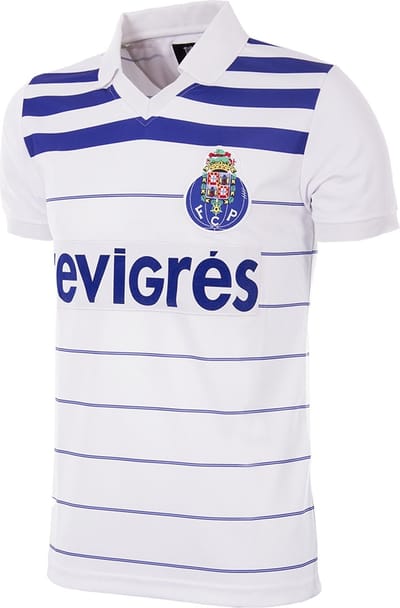 COPA Football - FC Porto 1985 - 86 Uit - Retro Voetbalshirt - Heren - S - Wit