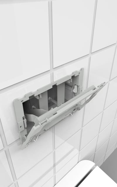 FugaFlow Eccelente Press toiletblokhouder - geschikt Geberit UP320