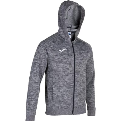 Joma Menfis Jas Met Kap Heren - Donkergrijs Gemeleerd | Maat: S