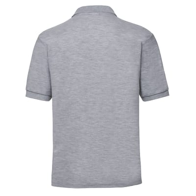 Russell Heren Polycotton Pique Poloshirt (Licht Oxford)