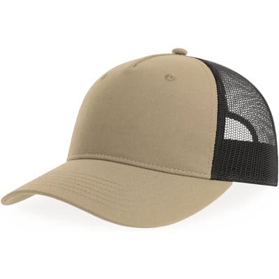 Atlantis Headwear Zion Cap AT107 - KHAKI/BLACK - One size