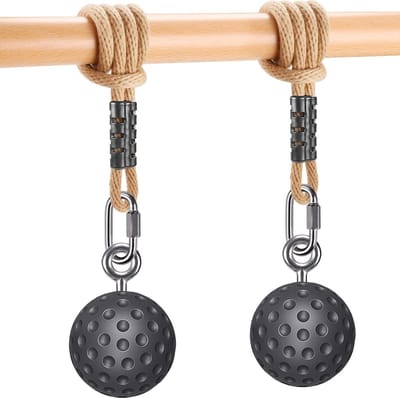 Pull Up Grip Ball voor Krachttraining, Antislip Klimbeugels voor Thuis Gym, Neutraal Grip Handvat voor Chin-Up Bar en Kettlebell