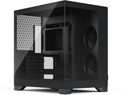 Fractal Design Pop 2 Vision Black - Mid-Tower - ATX, M-ATX, Mini-ITX - incl. 4x Aspect 12X Reverse Black non-PWM case fans