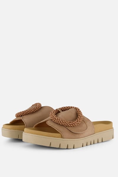 Gabor Sandalen beige Suede - Dames - Maat 43