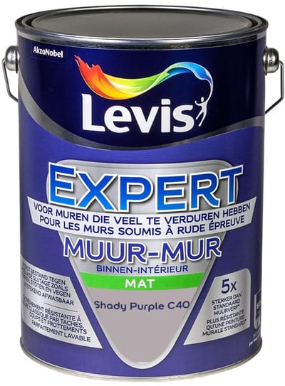 Levis - Expert Muur Binnen Mix - Shady Purple C40 - Mengverf - 5 L