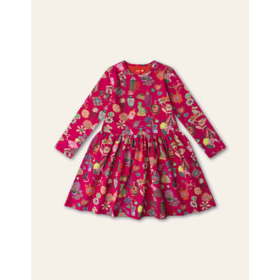 Oilily Dippa Jurk- maat104/4yr Bougainville