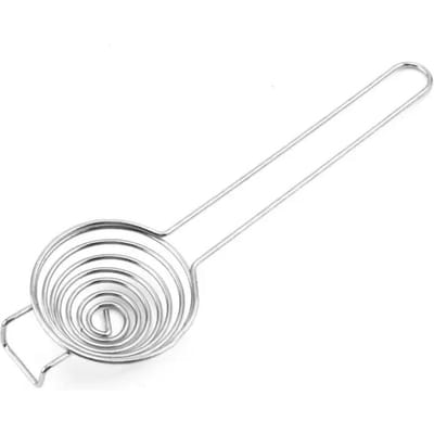 Draagbare Spiraalvormige Roestvrijstalen Eiwitscheider Draad met Lange Handgreep Huishoudelijke Eiergereedschappen Keukenaccessoires Keukengereedschap