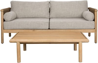 Dutchbone Oasis Tuin Bank En Salontafel Set - Beige