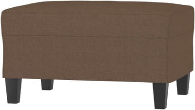 Voetenbank - Hocker Poef - Voeten Rusten - Stabiel Frame - 70x55x41 cm - Bruin