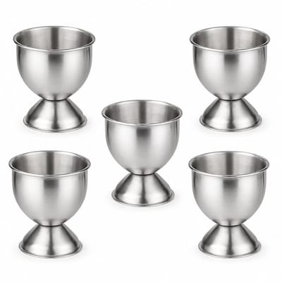 My Green Deal - RVS Eierdopjes Set – 5 stuks