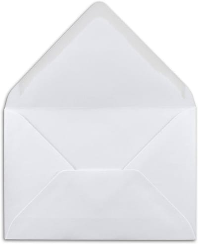 Enveloppen C6 - Briefpapier - Kaarten Versturen - Mat Papier - 11.5 x 16.3 cm - Wit