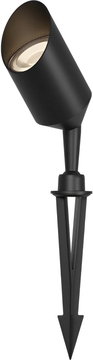 Prikspot - Brinton Luxara - GU10 Fitting - Waterdicht IP65 - Zwart - Maximaal Vermogen 10 Watt
