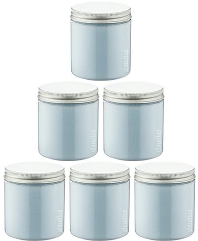 Scrubzout Opium 300 gram - Pot met aluminium deksel - set van 6 stuks - Hydraterende Lichaamsscrub