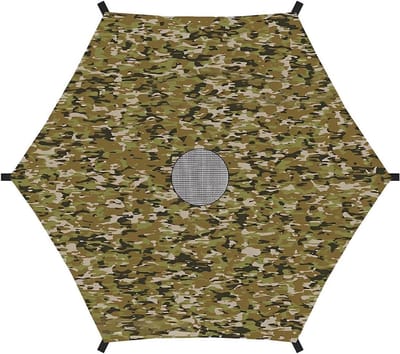 Trampolinebescherming - Afdekking - Buiten spelen - UV-bescherming - 2.4 tot 4.9m - Zwart