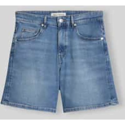 regular fit bermuda van katoenmix