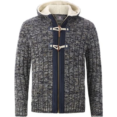 Jan Vanderstorm herren Outdoorvest - 52/54 - donkerblauw - Plus Size