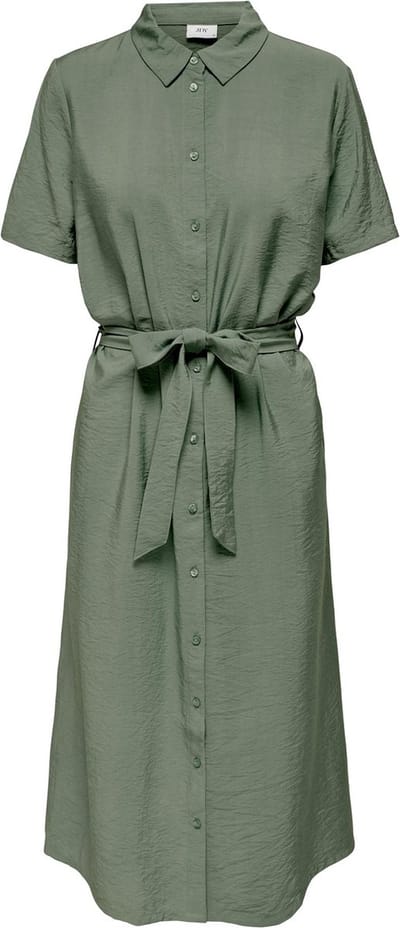 JDY - JDYSOUL LIFE S/S SHIRT MIDI DRESS WVN DI - Dames - Maxi jurken