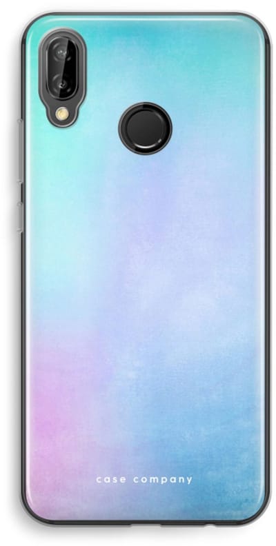 Case Company® - Hoesje geschikt voor Huawei P20 Lite hoesje - Mist pastel - Soft Cover Telefoonhoesje - Bescherming aan alle Kanten en Schermrand