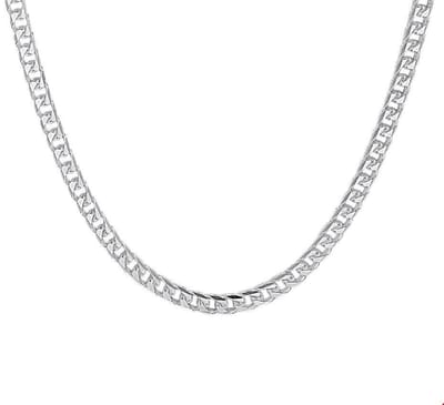 Zilveren Collier gourmet 4 1021145 50 cm