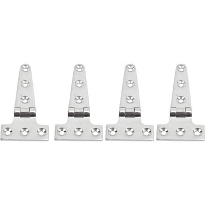 4 pièces Charnière en T Robuste de Qualité Marine Acier Inoxydable 316 Ajustement Universel Porte de Bateau Trappe Charnière en T pour Yachts