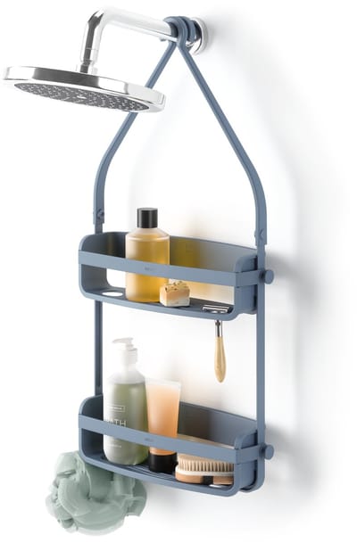 FLEX SHOWER CADDY SLT/BLUE