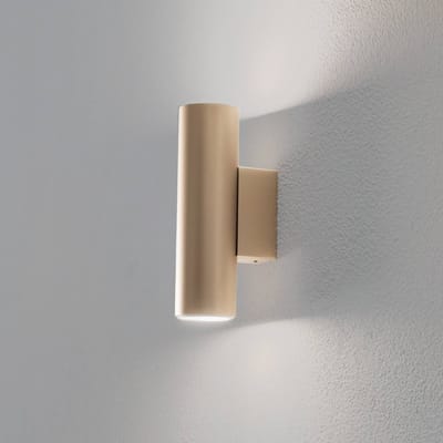 Argon Wandlamp Marion Plus, goud, GU10, staal, hoogte 18 cm
