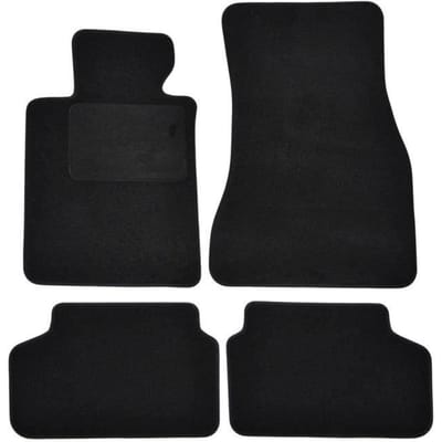 Tapis de sol - BMW - 5 G30 G31 - Velours noir - 4 pièces - Ajustement précis