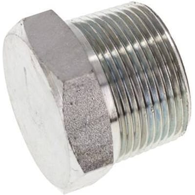 1 1/4'' NPT Buitendraad Verzinkt Stalen Plug met Buitenzeskant 80 Bar - FL1-M-EZ-114N-E
