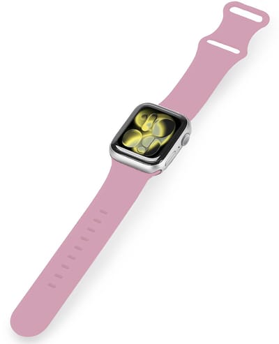 Horloge Bandje Geschikt voor Apple Watch 1, 2, 3, 4, 5, 6, 7, 8, 9, 10, 11, SE - 42/44/45/46 mm Bandje Siliconen Polsband - Siliconen Bandje Smartwatch - Lila