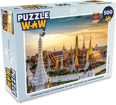 Puzzel Bangkok - Zon - Paleis - Legpuzzel - Puzzel 500 stukjes