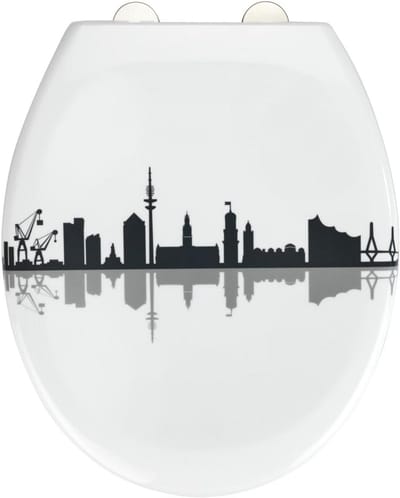 Duroplast WC-bril Hamburg - Stevige toiletzitting met Hygiëne en Eenvoudige Montage